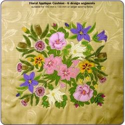 Floral Applique Cushion by Dawn Johnson Download