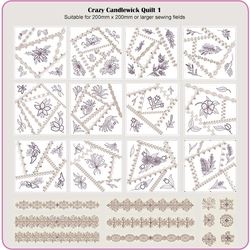 Crazy Candlewick Quilt 1 by Dawn Johnson Download