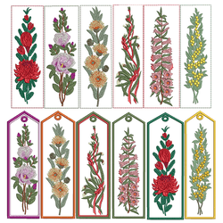 Aussie Floral Bookmarks 2 by Dawn Johnson