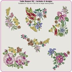 Sketches Table Runner 2 by Dawn Johnson Download