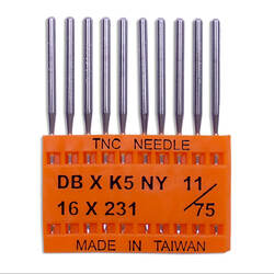 Industrial Chrome Plated Embroidery Needles (Various Options) - 10 Pack