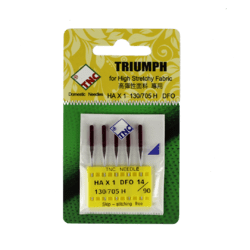 TNC 90/14 Purple Tip Embroidery Needle for Janome Machines - 5 Pack