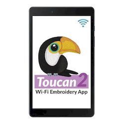 Toucan 2 embroidery app on Samsung Galaxy Tab Bundle