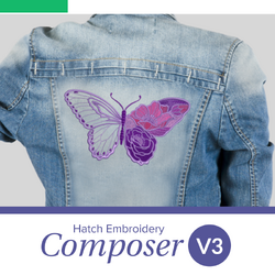 Hatch Embroidery Composer Version 3 by Wilcom