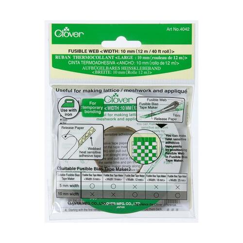 Clover Fusible Web 10mm x 12mt