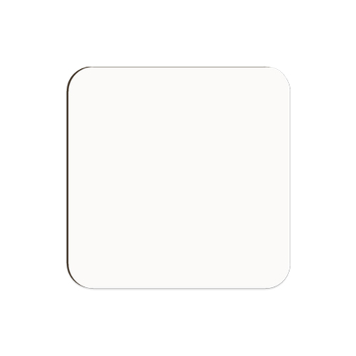 Square Sublimation Coaster Blank - Gloss White