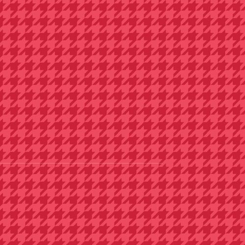 Red Tonal Houndstooth - Kimberbell Basics Fat Quarter
