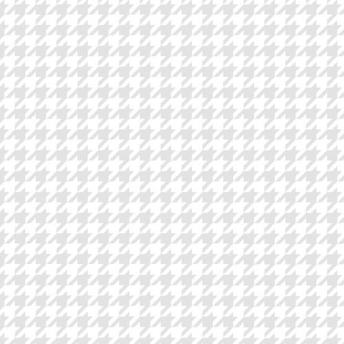 White On White Houndstooth - Kimberbell Basics Fat Quarter