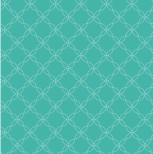 Teal Lattice - Kimberbell Basics Fat Quarter