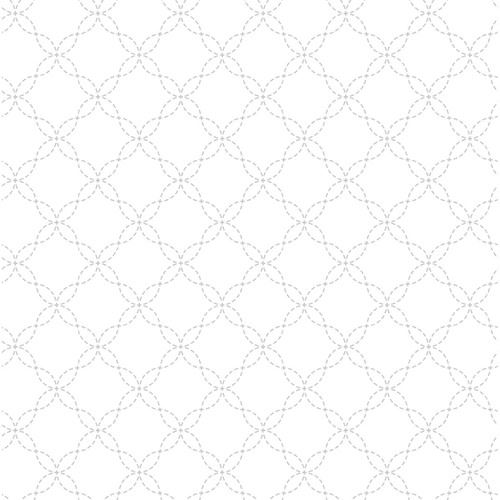 White On White Lattice - Kimberbell Basics Fat Quarter