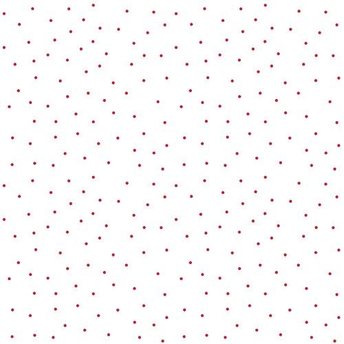 White/Red Tiny Dots - Kimberbell Basics Fat Quarter