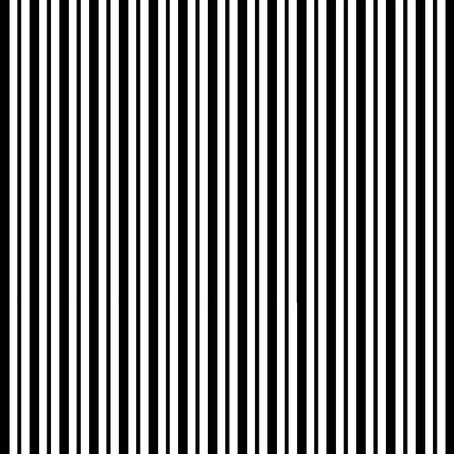 Black Mini Awning Stripe - Kimberbell Basics Fat Quarter