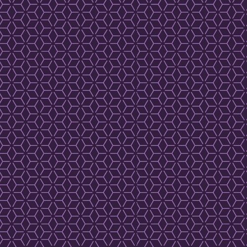 Purple Connected Stars - Kimberbell Basics Fat Quarter