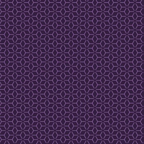 Purple Connected Stars - Kimberbell Basics Fat Quarter