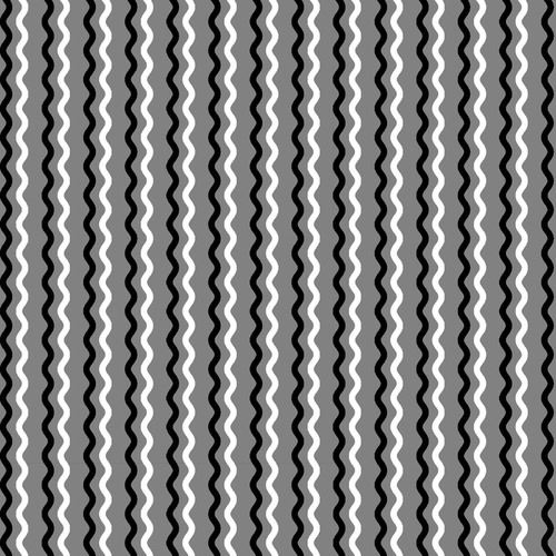 Gray Wavy Stripe - Kimberbell Basics Fat Quarter