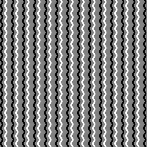 Gray Wavy Stripe - Kimberbell Basics Fat Quarter