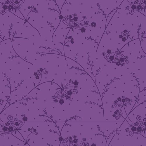 Purple Make A Wish - Kimberbell Basics Fat Quarter
