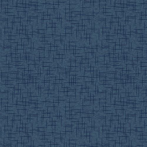 Deep Navy Linen Texture - Kimberbell Basics Fat Quarter