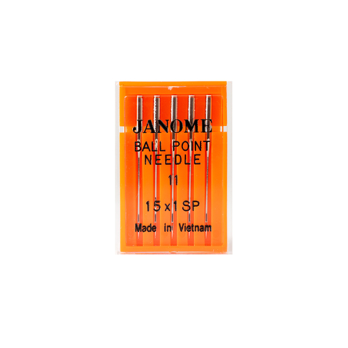 Janome Ballpoint Needles Size 75/11 - 5 Pack