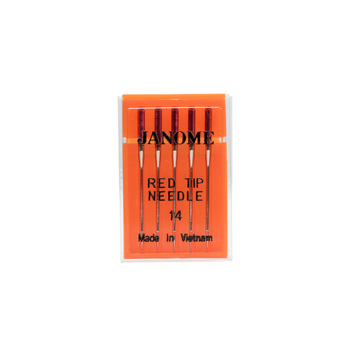 Janome Red Tip Needles 90/14 - 5 Pack