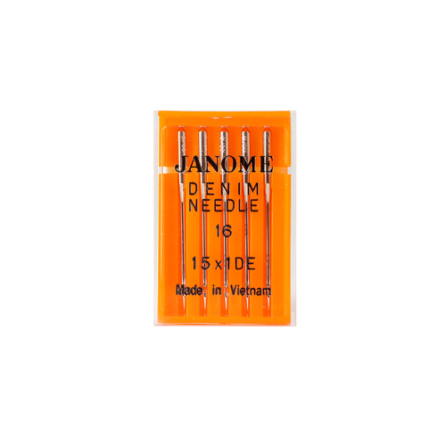 Janome Denim Needles Size 100/16 - 5 Pack