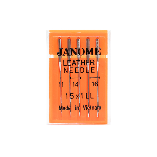 Janome Leather Needles Mixed Sizes - 5 Pack