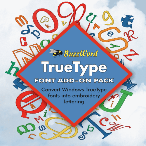 True Type Font Add-on for BuzzWord
