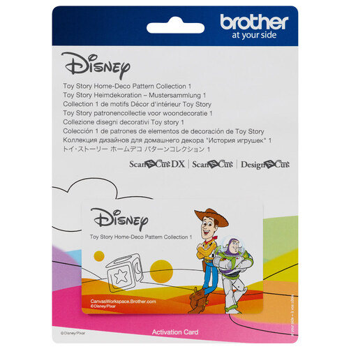 Brother Disney Toy Story Home-Deco Pattern Collection #1 for ScanNCut