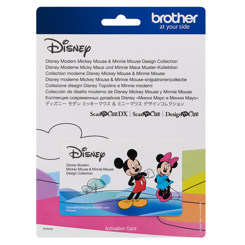 Brother Disney Modern Mickey Mouse & Minnie Mouse Design Collection for ScanNCut