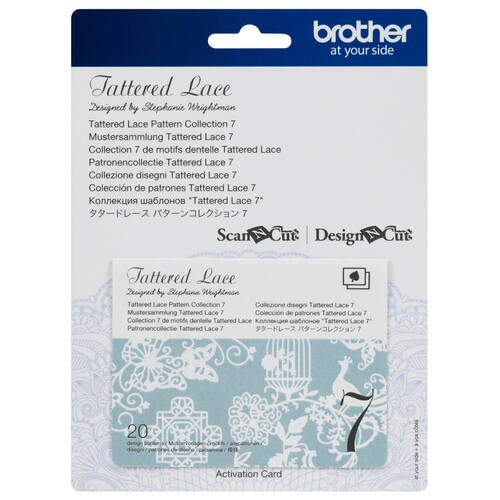 Brother Tattered Lace Pattern Collection 7 for ScanNCut