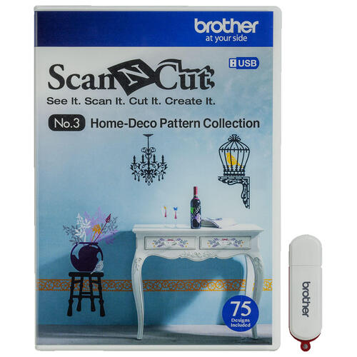 ScanNCut - USB No.3 Home-Deco Pattern Collection