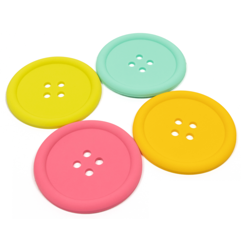 Silicone Coaster Set of 4 - Pastel