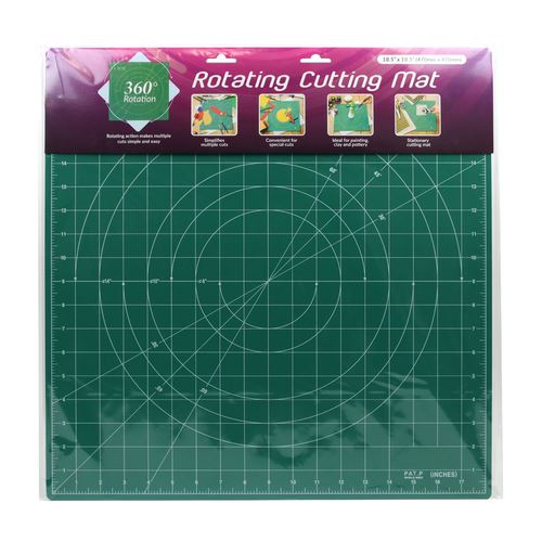 Rotating Cutting Mat 18.5" x 18.5" (47cm x 47cm)