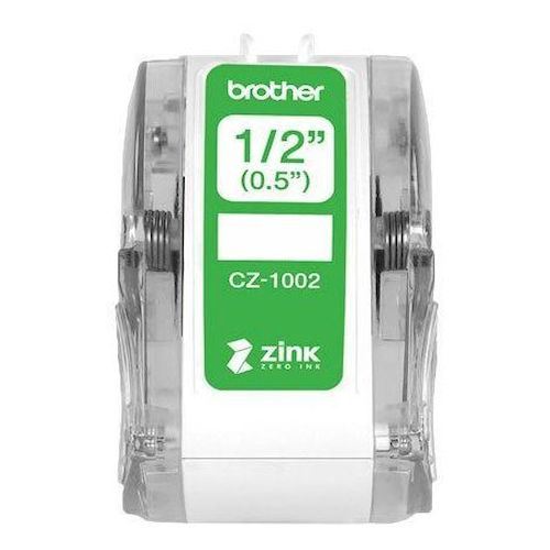 12mm x 5m Continous Label Roll for Brother VC-500W Label Printer