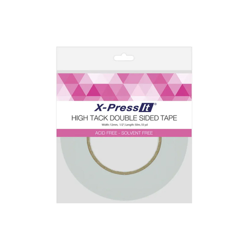 High Tack Double Sided Tape Narrow - Clear 12mm