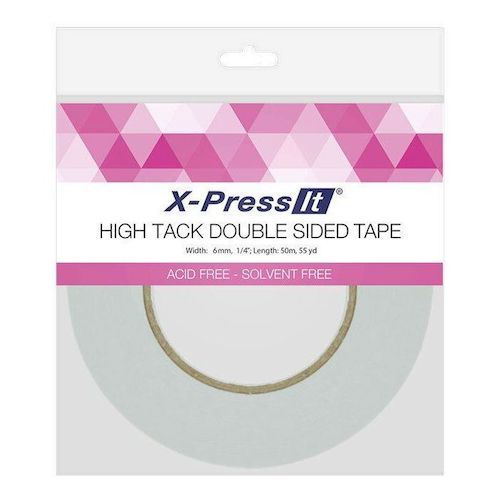 High Tack Double Sided Tape Narrow - Clear 6mm