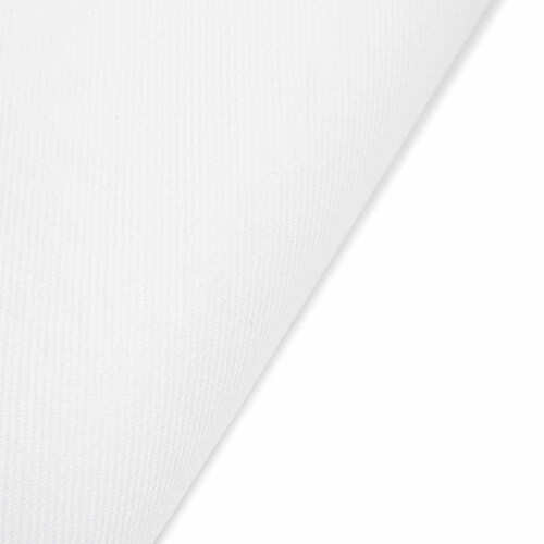 Polyester Twill Fabric: R10 Clear White - 152cm x 1 metre