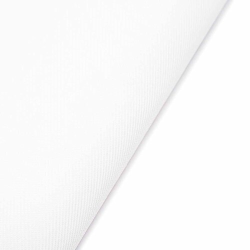 Polyester Twill Fabric: R18 Warm White  - 152cm x 1 metre