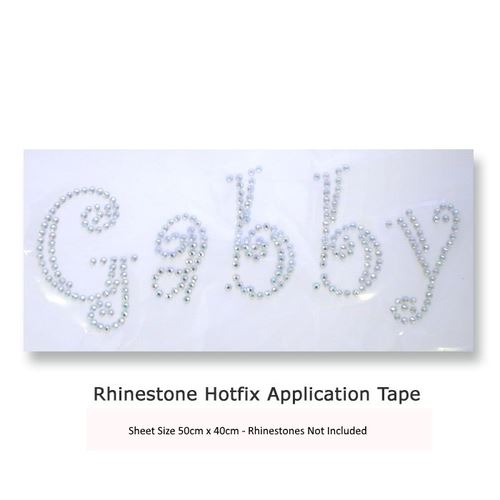 Echidna Rhinestone Hot Fix Tape Sheet 50x40cm