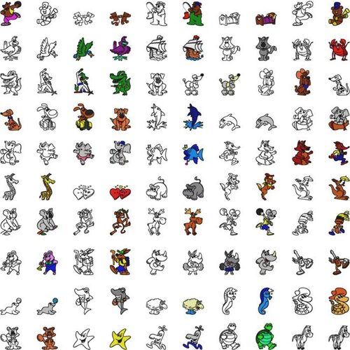 Kartoon Karacters Volume 2 by Echidna Designs Download