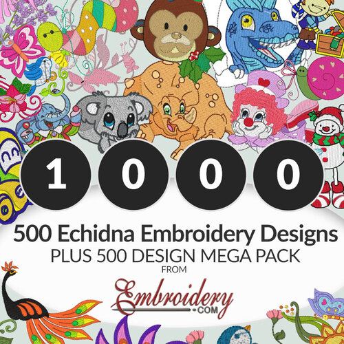 Echidna Designs - 1000 Pack