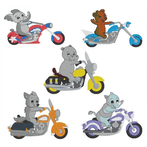 Cute Bikers 2 by Echidna Designs Download