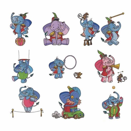 Circus Elephant by Echidna Designs Download