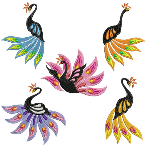 Elegant Peacocks 2 by Echidna Designs Download