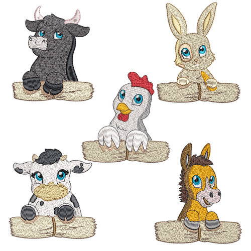 Hi There Farm Animals 1 by Echidna Designs Download