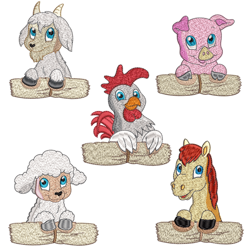 Hi There Farm Animals 2 by Echidna Designs Download