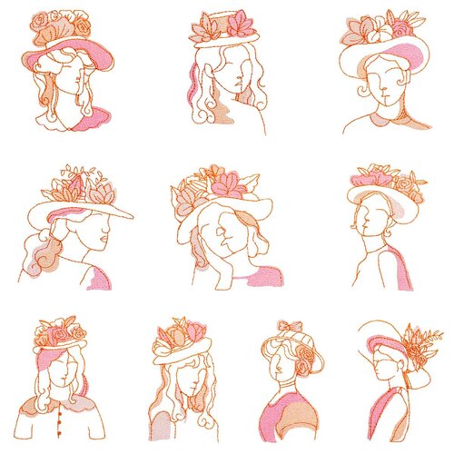 My Fair Lady Embroidery Designs