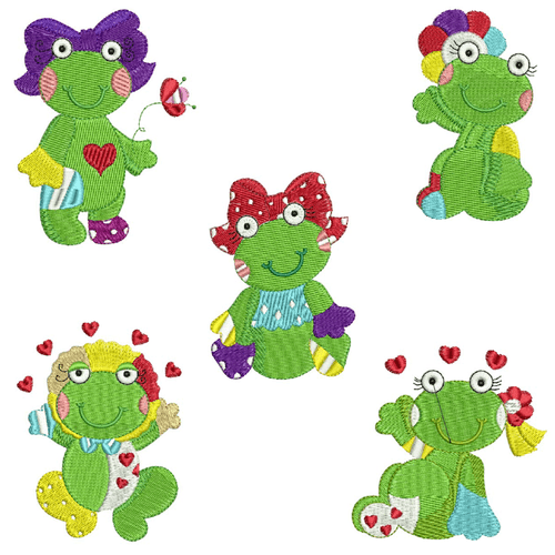 Patchy Lady Frogs 2 by Echidna Designs Download