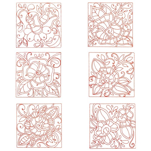 Rose Blocks 1 by Echidna Designs Download