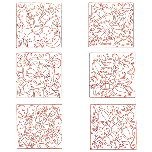 Rose Blocks 1 by Echidna Designs Download